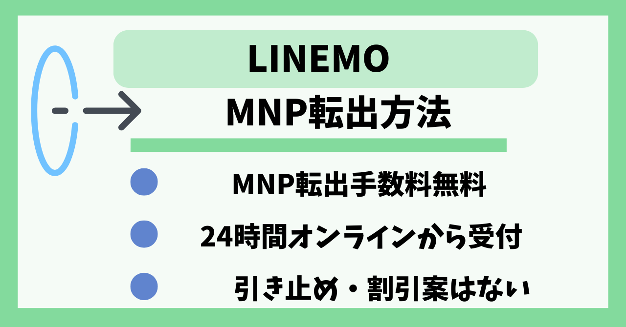 LINEMO　MNP転出